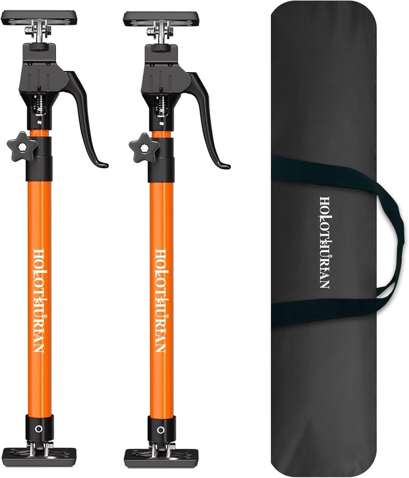 Holothurian Cabinet Jack Support Pole,23.6-45.3 inches Third Hand Tools Adjustable Support Pole, 3rd Hand Support System for Upper Cabinet Installation, 200 LB Capacity, 2-Pack - Image 1